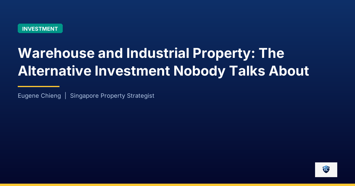 Warehouse and Industrial Property: The Alternative Investment Nobody Talks About