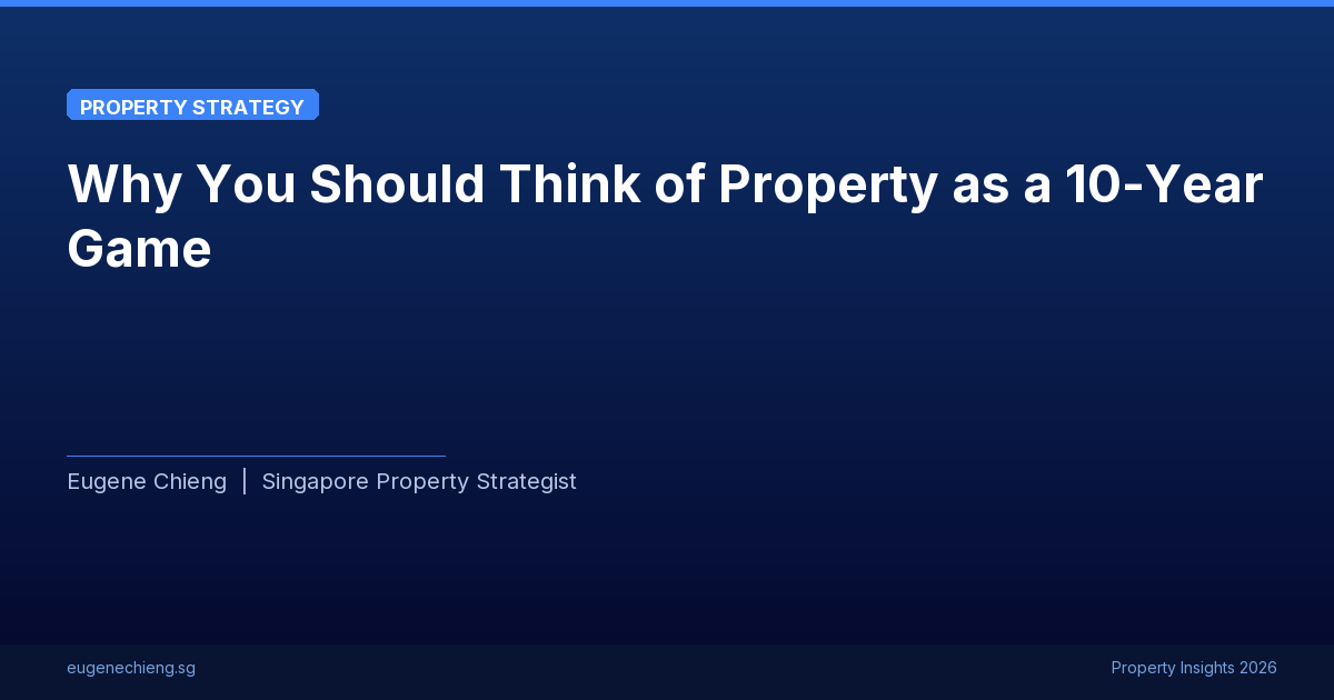 Why You Should Think of Property as a 10-Year Game