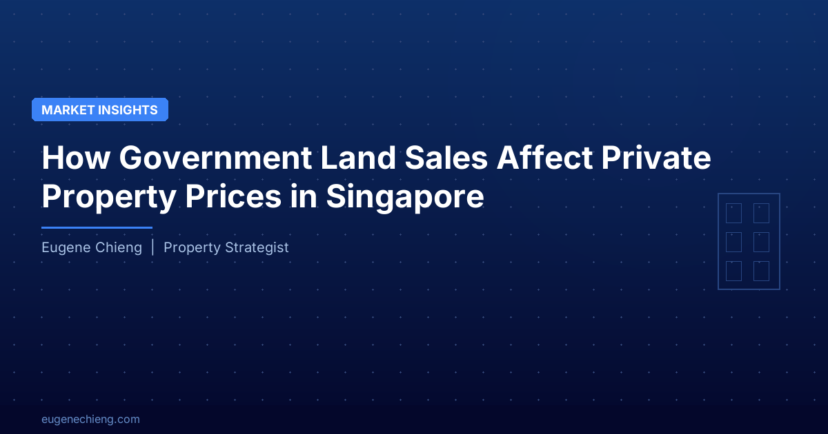 How Government Land Sales Affect Private Property Prices in Singapore
